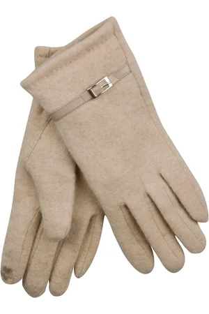 Capelli new york Fleece-handschoenen met decoratieve riem