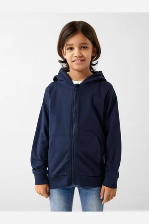 NAME IT Sweatvest NKMNESWEAT CARD W HOOD UNB NOOS