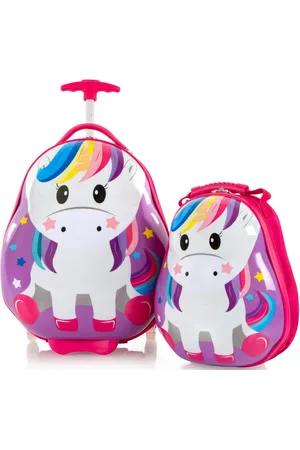 Heys Kinderkoffer Travel Tots, 46 cm, eenhoorn x Joachim Llambi kindertrolley kinder reisbagage (set, 2 stuks)