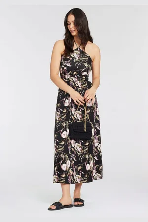 Laura Scott Maxi-jurk met vrouwelijke allover-print