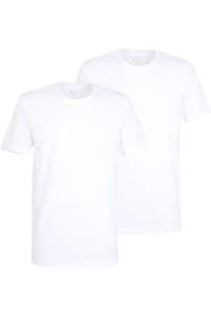 Bugatti T-shirt heren T-shirt effen 2-pack (set, 2-delig, 2)