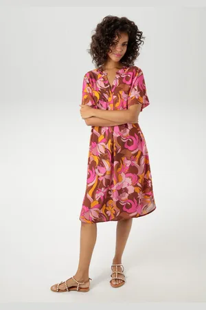 Aniston Zomerjurk met extravagant, grafische bloemenprint - nieuwe collectie