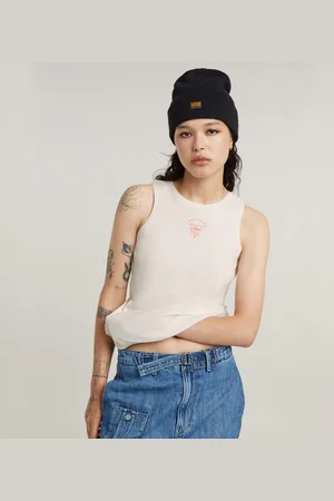 G-Star Shirttop Racerback ribbed slim tank top wmn