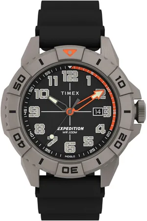 Timex Kwartshorloge Ridge Horloge, herenhorloge, datum, lichtgevende wijzers, mineraalglas, analoog
