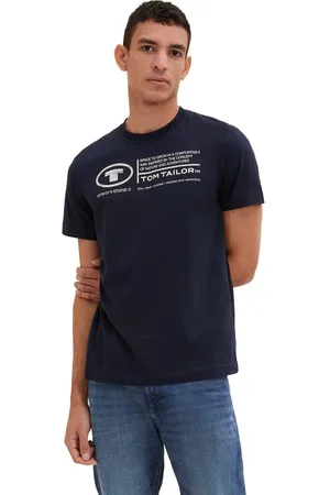 TOM TAILOR Shirt met print heren T-shirt, frontprint
