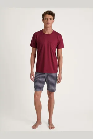 Calida Pyjama Relax Imprint met elastische broekband (2-delig)