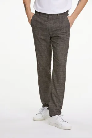 Lindbergh Chino met een modern ruitpatroon