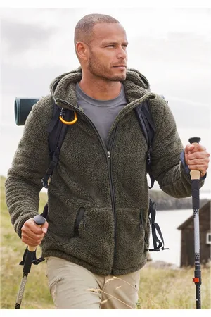 john devin Capuchonvest in zacht teddy fleece