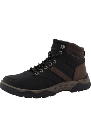 TOM TAILOR Veterschoenen high top sneaker, trekkingschoen met ogen in bergbeklimmer-look