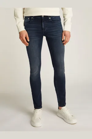 Calvin Klein Stretch jeans Skinny Muntzakje, logo borduursel