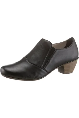 Rieker Pumps avondschoen, trechterhak, feestelijke schoen, met stretchinzetten