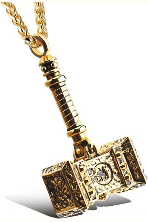 Firetti Ketting met hanger Sieraad cadeau hamer, gestructureerd