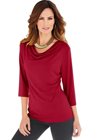 Classic Inspirationen Shirt met cascadehals Shirt (1-delig)