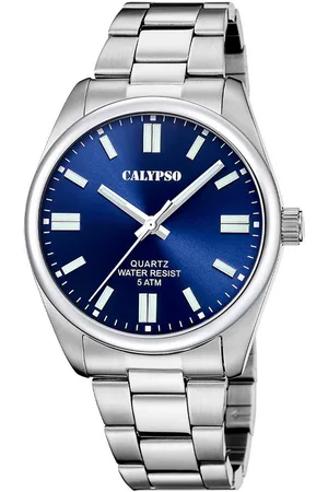 Calypso Kwartshorloge Basic Horloge, herenhorloge, stalen band, analoog