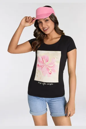 Laura Scott T-shirt met modieuze frontprint