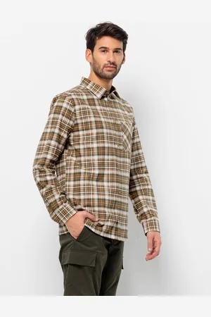 Jack Wolfskin Flanellen overhemd BERGWEG SHIRT M