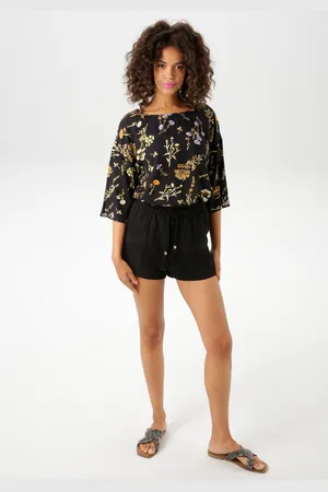 Aniston Blouse zonder sluiting met kleurharmonische bloemenprint - nieuwe collectie