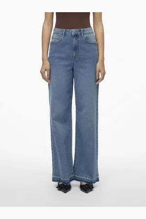 VERO MODA Wijde jeans VMKATHY HR LOOSE WIDE FOLD DOWN J VI3371