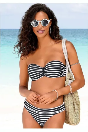 Venice Beach Bandeau-bikinitop Summer met aangerimpeld midden