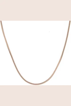 Firetti Edelstalen ketting Sieraad cadeau slangketting schakeling, 1,5 mm breed
