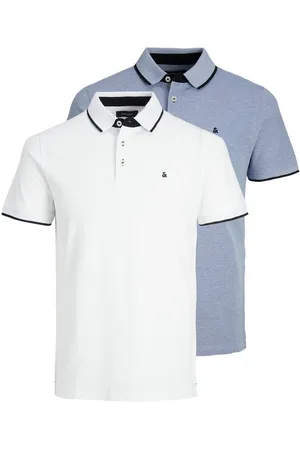 JACK & JONES Poloshirt JJEPAULOS POLO SS 2PK MP NOOS (2-delig, Set van 2)