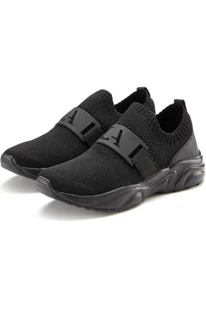 Lascana Sneakers Lage schoen, vrijetijdsschoen, slipper, chunky zool VEGAN