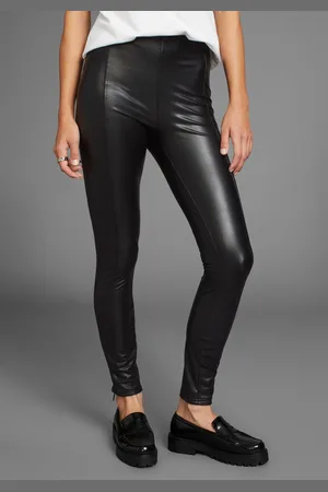 Daniel Hechter Imitatieleren broek met lichte glans - nieuwe collectie