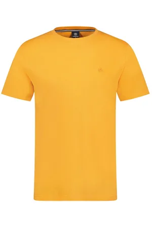 Lerros Shirt met korte mouwen met logoborduursel op borsthoogte