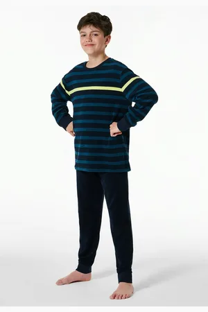 Schiesser Pyjama met color-block bovenstuk (2-delig)