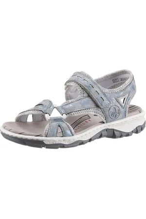 Rieker Sandalen zomerschoen, sandaal, sleehak, in used-look