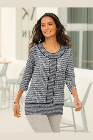 Casual Looks Shirt met 3/4 mouwen Shirt (1-delig)