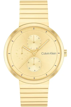 Calvin Klein Multifunctioneel horloge Create Quartz horloge, armbanduhr, dameshorloge, datum, roestvrijstalen band