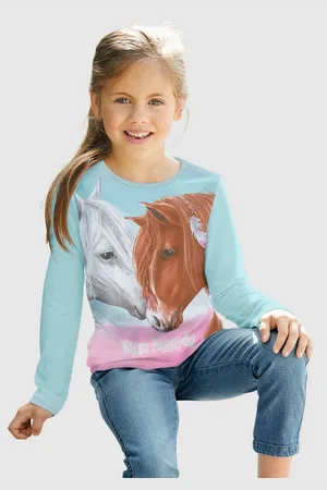 Miss Melody Shirt met lange mouwen voor paardenfans