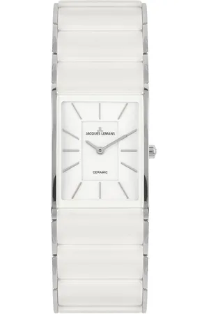 Jacques Lemans Keramisch horloge Dublin Quartz horloge, armbanduhr, dameshorloge, keramische band