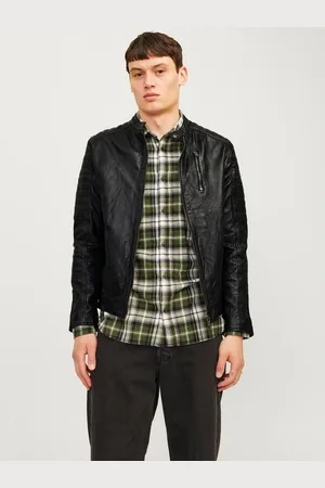 JACK & JONES Leren jack JJERICHARD LEATHER JACKET NOOS