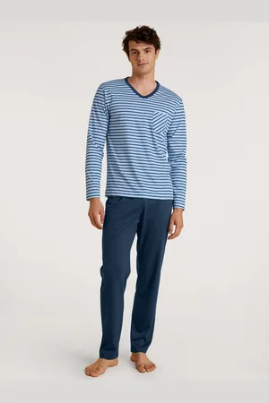 Calida Pyjama Relax Streamline met v-hals ontwerp (set, 2-delig)