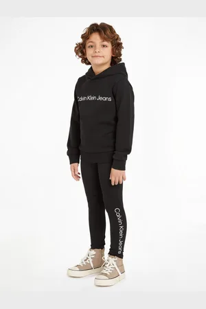 Calvin Klein Shirt met lange mouwen & legging INST.LOGO RLX.HOODIE LEGGING SET