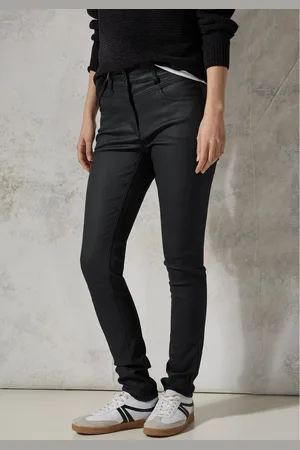 CECIL Stoffen broek Stijl Vicky gecoat, in 5-pocket-stijl