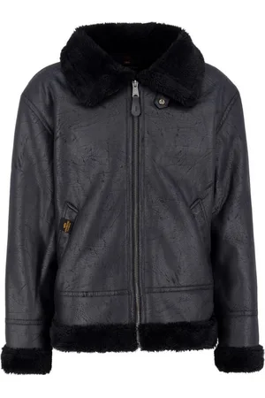 Alpha Industries Leren jack Men - Bomber Jackets B-3 Faux Leather