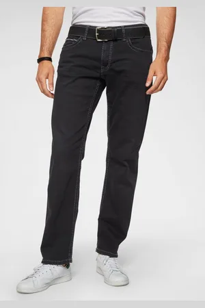 Camp David Loose fit jeans Co.:NO:C622 met opvallende naden en stretch