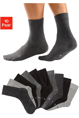 H.I.S Basic sokken met ingebreide symbolen (set, 10 paar)