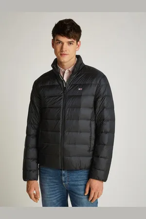 Tommy Hilfiger Gewatteerde jas TJM LT DOWN JACKET EXT in grote maten, logoborduring, ritszakken