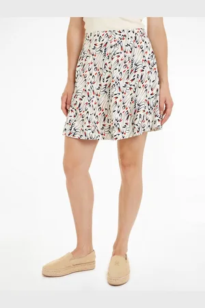 Tommy Hilfiger Minirok SMALL RIBBON SHORT SKIRT Webrok met allover patroon