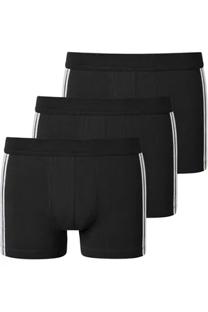 Schiesser Boxershort "95/5" met zachte, tonale tailleband, contrasterende zijstrepen (3 stuks)