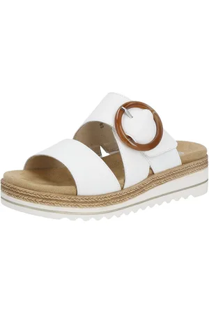 Remonte Slippers , sleehak, zomerschoen, pantoffels met decoratieve gesp