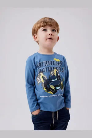 NAME IT Shirt met lange mouwen NMMJATZY BATWHEELS LS TOP NOOS WAB