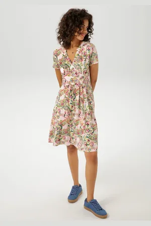 Aniston Zomerjurk met fantasierijk kleurharmonisch paisleydruk - nieuwe collectie