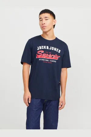 JACK & JONES Shirt met ronde hals JJELOGO TEE SS O-NECK 2 COL SS25 SN