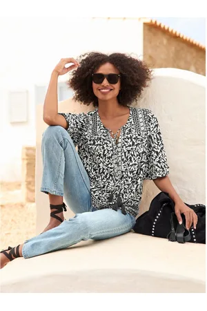 Heine Blouse met korte mouwen