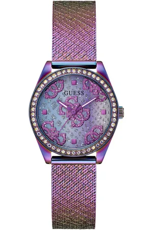 Guess Kwartshorloge Boa Horloge, dameshorloge, kristallen, mineraalglas, stalen band